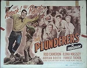 Seller image for The Plunderers Lobby Card Complete Set 1948 Rod Cameron, Ilona Massey! for sale by AcornBooksNH