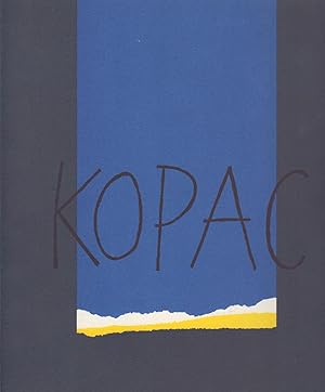 Imagen del vendedor de Kopac : [exposition prsente par l'Association pour la promotion des arts  l'Htel de Ville de Paris, 18 avril-12 juillet 1996] a la venta por Papier Mouvant