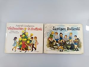 Konvolut 2 Bücher: Weihnachten in Bullerbü; Lustiges Bullerbü Astrid Lindgren ; Ilon Wikland