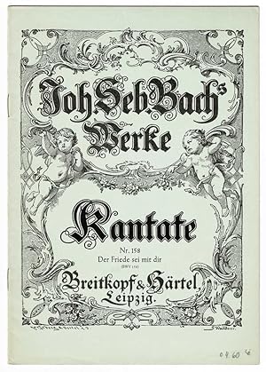 Bild des Verkufers fr Bach Kantate Nr. 158 - Der Friede sei mit dir zum Verkauf von Werbeservice & Notensatz Steffen Fischer