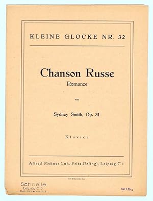Bild des Verkufers fr Chanson Russe, Op. 31 zum Verkauf von Werbeservice & Notensatz Steffen Fischer