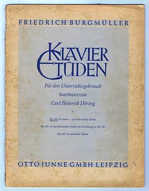 Immagine del venditore per Klavier Etden venduto da Werbeservice & Notensatz Steffen Fischer