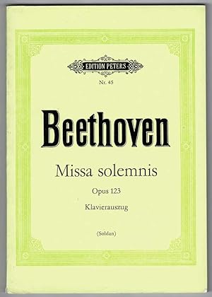Bild des Verkufers fr Missa solemnis D-Dur op.123 zum Verkauf von Werbeservice & Notensatz Steffen Fischer