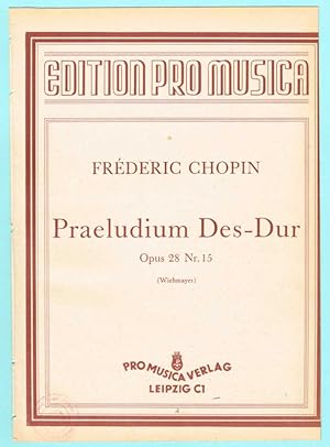 Bild des Verkufers fr Prludium Des-Dur, Op. 28 Nr.15, fr Klavier zum Verkauf von Werbeservice & Notensatz Steffen Fischer