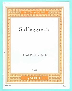 Seller image for Solfeggietto c-Moll for sale by Werbeservice & Notensatz Steffen Fischer