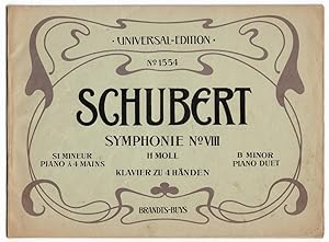 Seller image for Franz Schubert - Symphonie 8 - H-Moll fr Klavier zu vier Hnden for sale by Werbeservice & Notensatz Steffen Fischer