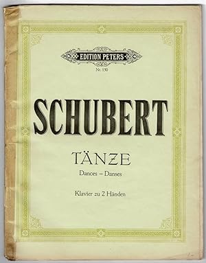 Bild des Verkufers fr Franz Schubert - Tnze fr Klavier zu 2 Hnden zum Verkauf von Werbeservice & Notensatz Steffen Fischer