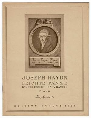 Image du vendeur pour Joseph Haydn, Leichte Tnze mis en vente par Werbeservice & Notensatz Steffen Fischer