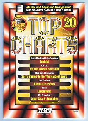 Imagen del vendedor de Top Charts 20 (+CD) a la venta por Werbeservice & Notensatz Steffen Fischer