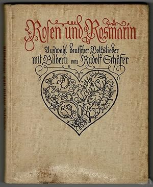 Bild des Verkufers fr Rosen und Rosmarin, Auswahl deutscher Volkslieder zum Verkauf von Werbeservice & Notensatz Steffen Fischer