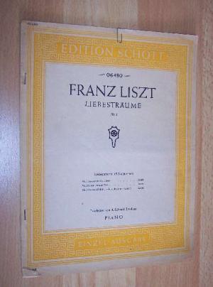 Image du vendeur pour Liebestrume, Franz Liszt mis en vente par Werbeservice & Notensatz Steffen Fischer