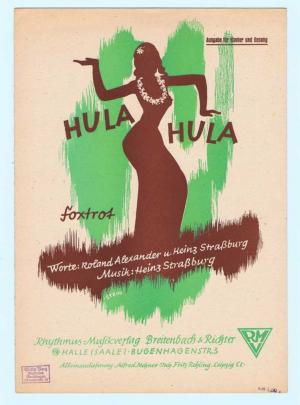 Imagen del vendedor de Hula-Hula-Song a la venta por Werbeservice & Notensatz Steffen Fischer