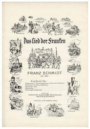 Seller image for Das Lieder der Franken for sale by Werbeservice & Notensatz Steffen Fischer