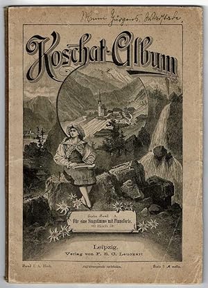 Immagine del venditore per Koschat-Album erster Band Ausgabe A hoch - Singstimme mit Pianoforte venduto da Werbeservice & Notensatz Steffen Fischer