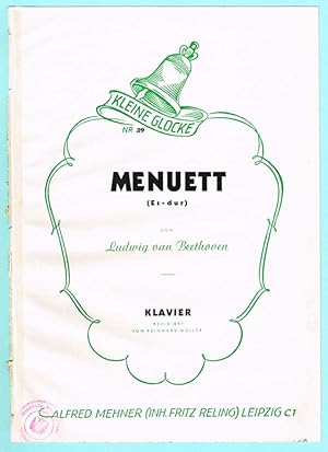 Seller image for Menuett, Es-Dur, fr Klavier for sale by Werbeservice & Notensatz Steffen Fischer