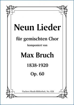 Immagine del venditore per Neun Lieder von Op. 60 venduto da Werbeservice & Notensatz Steffen Fischer