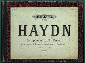 Bild des Verkufers fr Symphonien von Joseph Haydn fr Klavier zu 4 Hnden bearbeitet, Band 2 zum Verkauf von Werbeservice & Notensatz Steffen Fischer