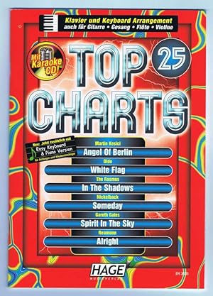 Imagen del vendedor de Top Charts 25 (+CD) a la venta por Werbeservice & Notensatz Steffen Fischer