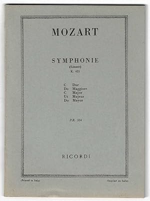 Image du vendeur pour Mozart, Symphonie C dur - KV 425 (Linzer Symphonie), Studienpartitur mis en vente par Werbeservice & Notensatz Steffen Fischer