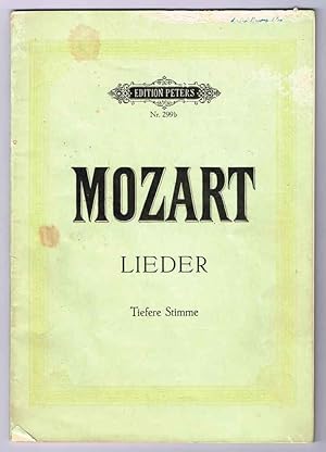 Seller image for Lieder fr eine Singstimme mit Klavierbegleitung, Ausgabe fr Tiefere Stimme for sale by Werbeservice & Notensatz Steffen Fischer