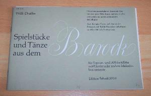 Seller image for Spielstcke und Tnze aus dem Barock for sale by Werbeservice & Notensatz Steffen Fischer