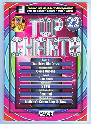 Imagen del vendedor de Top Charts 22 (+CD) a la venta por Werbeservice & Notensatz Steffen Fischer