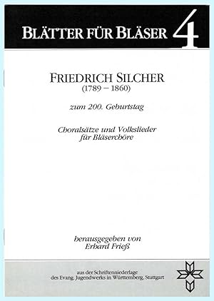 Bild des Verkufers fr Bltter fr Blser 4, Choralstze und Volkslieder fr Blserchre zum Verkauf von Werbeservice & Notensatz Steffen Fischer