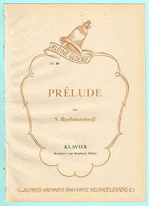 Bild des Verkufers fr Prelude, fr Klavier zum Verkauf von Werbeservice & Notensatz Steffen Fischer