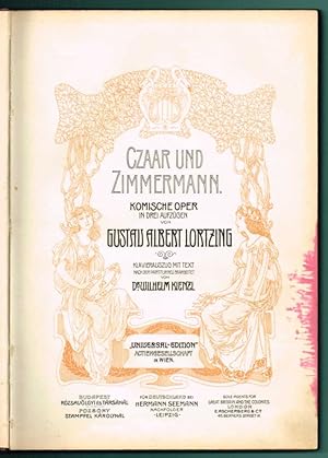Bild des Verkufers fr Czaar und Zimmermann, Klavierauszug mit Text zum Verkauf von Werbeservice & Notensatz Steffen Fischer