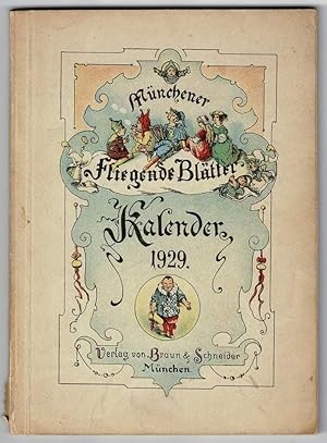 Bild des Verkufers fr Mnchner Fliegende Bltter Kalender 1929 zum Verkauf von Werbeservice & Notensatz Steffen Fischer