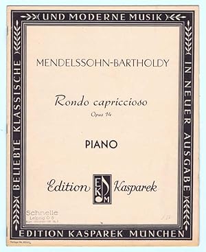 Imagen del vendedor de Rondo capriccioso, Op. 14 a la venta por Werbeservice & Notensatz Steffen Fischer