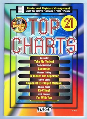 Imagen del vendedor de Top Charts 21 (+CD) a la venta por Werbeservice & Notensatz Steffen Fischer