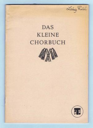 Bild des Verkufers fr Das kleine Chorbuch zum Verkauf von Werbeservice & Notensatz Steffen Fischer