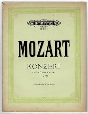 Seller image for Konzert d-moll (KV 466) - Konzert fr Klavier und Orchester - Ausgabe fr zwei Klaviere for sale by Werbeservice & Notensatz Steffen Fischer