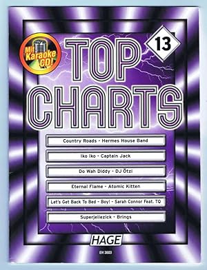 Seller image for Top Charts 13 mit Karaoke-CD for sale by Werbeservice & Notensatz Steffen Fischer