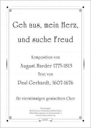Seller image for Geh aus, mein Herz, und suche Freud for sale by Werbeservice & Notensatz Steffen Fischer