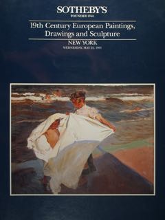 Seller image for 19th Century European Paintings, Drawings and Sculpture. New York, Wednesday, May 22, 1991. for sale by EDITORIALE UMBRA SAS