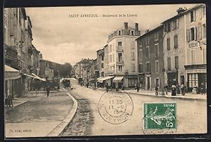 Carte postale Saint Affrique, Boulevard de la Liberté