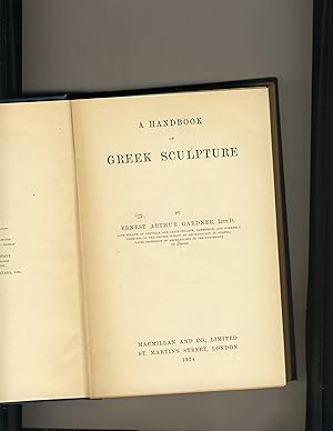 Imagen del vendedor de A Handbook of Greek Sculpture a la venta por Richard Lemay