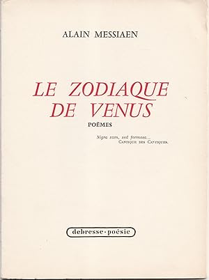 le zodiaque de Vénus. Poèmes.