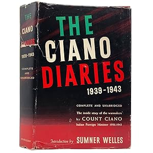 Image du vendeur pour The Ciano Diaries (1936-1943) mis en vente par Memento Mori Fine and Rare Books