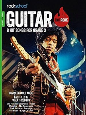 Seller image for Rockschool: Hot Rock Guitar - Grade 3 (Book/Online Audio) for sale by WeBuyBooks