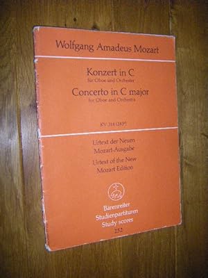 Konzert in C für Oboe und Orchester/Concerto in C major for Oboe and Orchestra. KV 314 (285d)