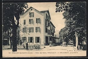 Carte postale Challes-les-Eaux, Hotel des Bains