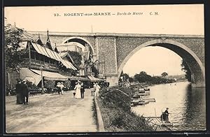 Carte postale Nogent-sur-Marne, Bords de Marne