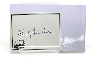 Signed autograph bookplate