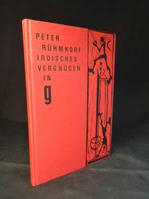 Seller image for Irdisches Vergngen in g. Fnfzig Gedichte. Mit 33 Originallinolschnitten von Klaus Waschk, gestaltet von Horst Schuster. signiertes Exemplar. for sale by ANTIQUARIAT Franke BRUDDENBOOKS