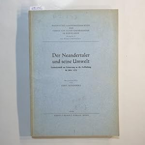Immagine del venditore per Der Neandertaler und seine Umwelt : Gedenkschrift z. Erinnerung an d. Auffindung im Jahre 1856 venduto da Gebrauchtb�cherlogistik  H.J. Lauterbach