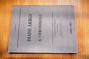 Bild des Verkufers fr Diane Arbus; A Chronology (1923-1971) zum Verkauf von HALCYON BOOKS