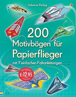 Bild des Verkufers fr 200 Motivbgen fr Papierflieger: mit heraustrennbaren Seiten zum Verkauf von buchlando-buchankauf